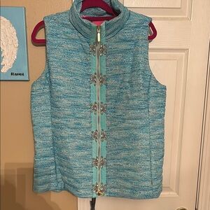 Beautiful EEUC Lilly Pulitzer Noella Vest. Offers accepted.